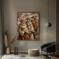 Cultural Quartet – Earth Tone Textured Figurative Painting