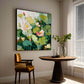 Gentle Lotus Garden Abstract Painting