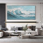 Azure Tide-Blue Textured Seascape