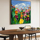 Sky Meadow Tulip Texture Painting