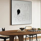 Monochrome Contrast Minimal Texture Painting