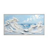 Ocean Impact-3D Textured Wave Painting