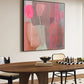 Blush Silence Pink Abstract Painting