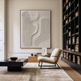 Zen Dune Beige Relief Painting