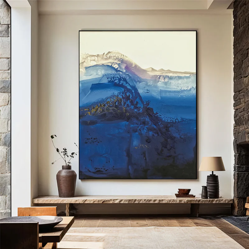 Midnight Tide Abstract Painting