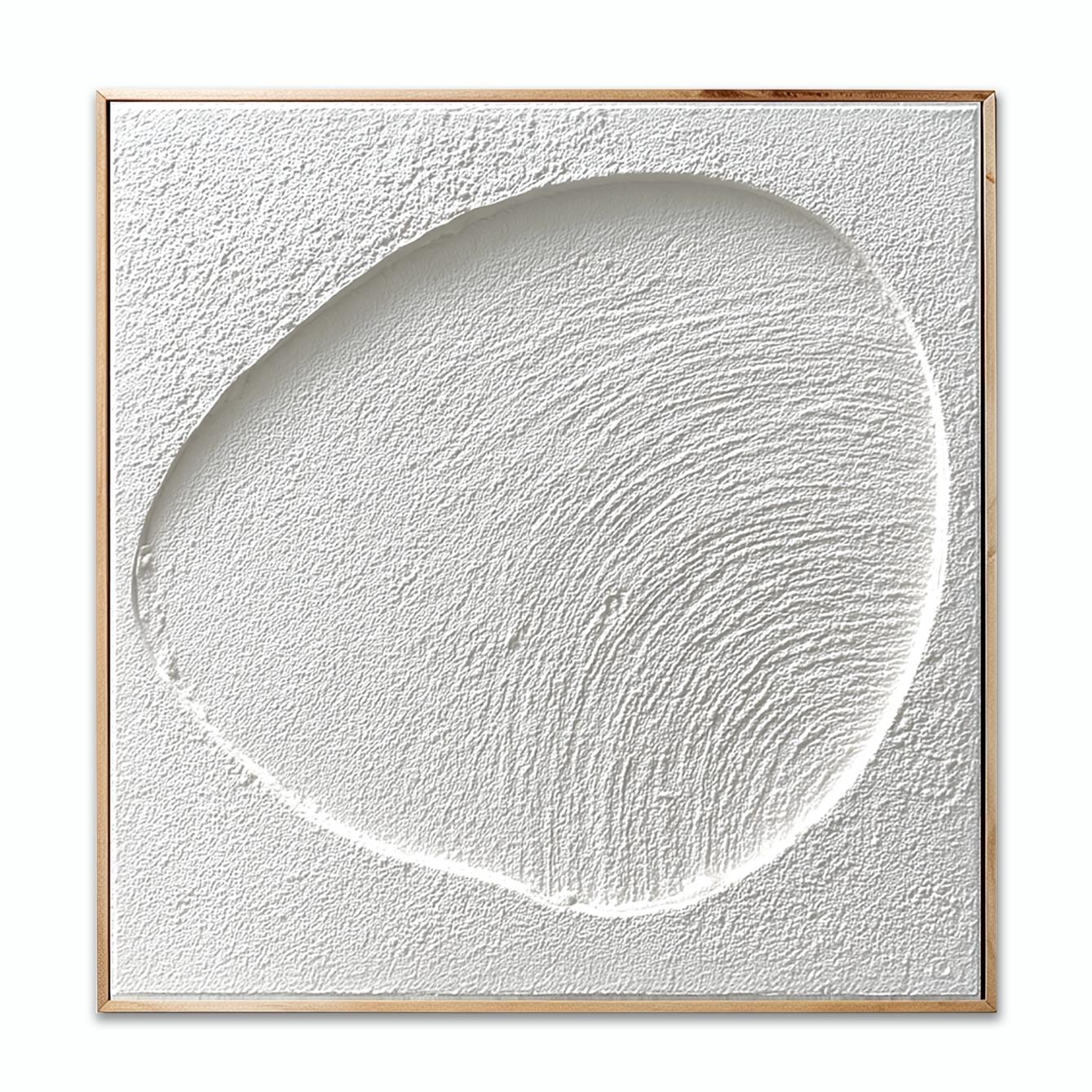 Minimalist White Textured Painting #ART24