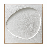 Minimalist White Textured Painting #ART24