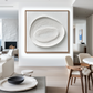 Minimalist White Relief Painting #ART25