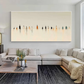 Silent Figures Minimalist Art Painting