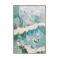 Coastal Surf Impasto Ocean Oil Painting