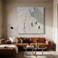 Alpine Skiers Textured Painting