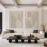 Ethereal Arches Minimal Textured Painting Set Set of 2