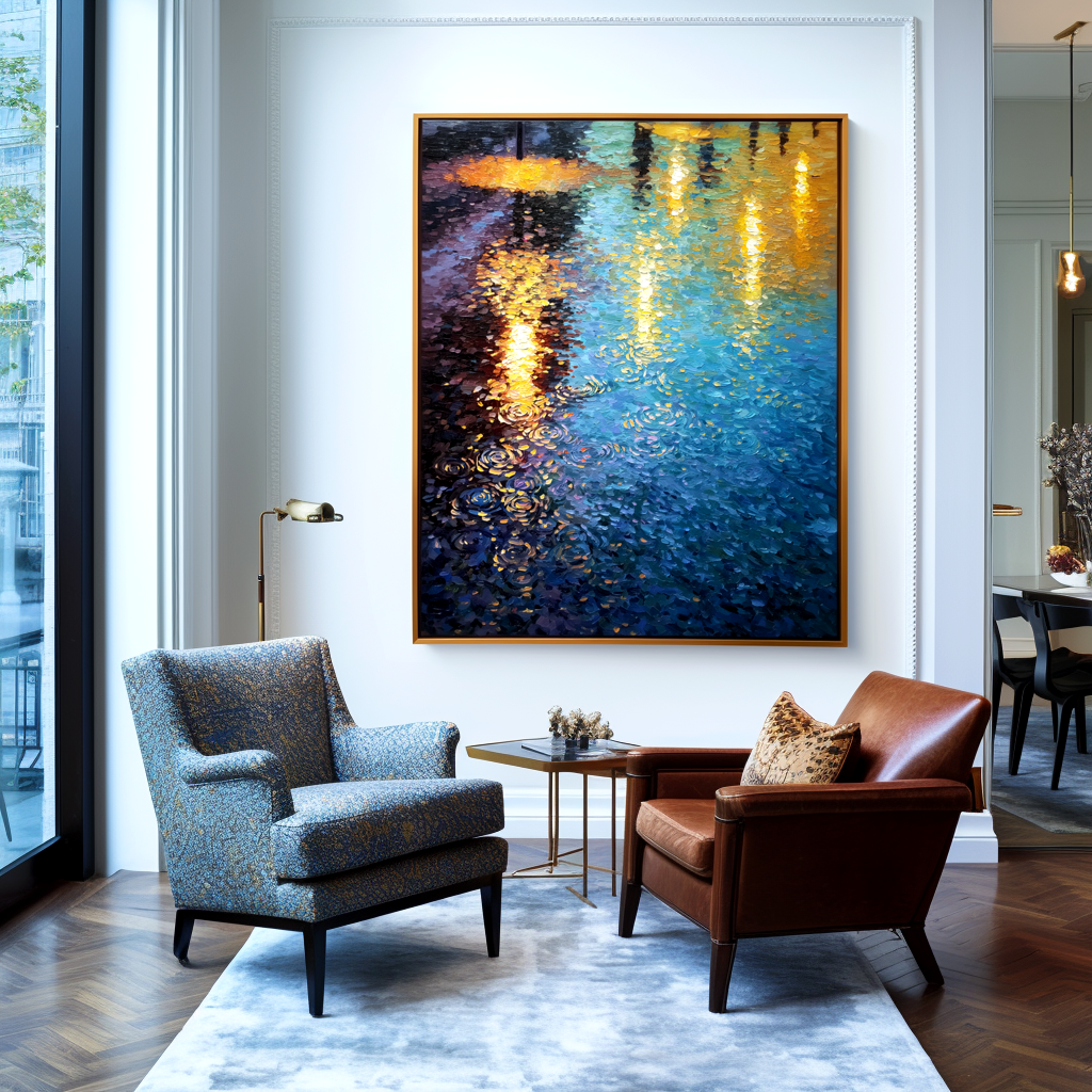 Impressionist Night Painting #ART28