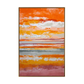 Fiery Sunset Sky Abstract Canvas Art