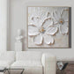 Ivory Petal Whisper Floral Abstract Painting
