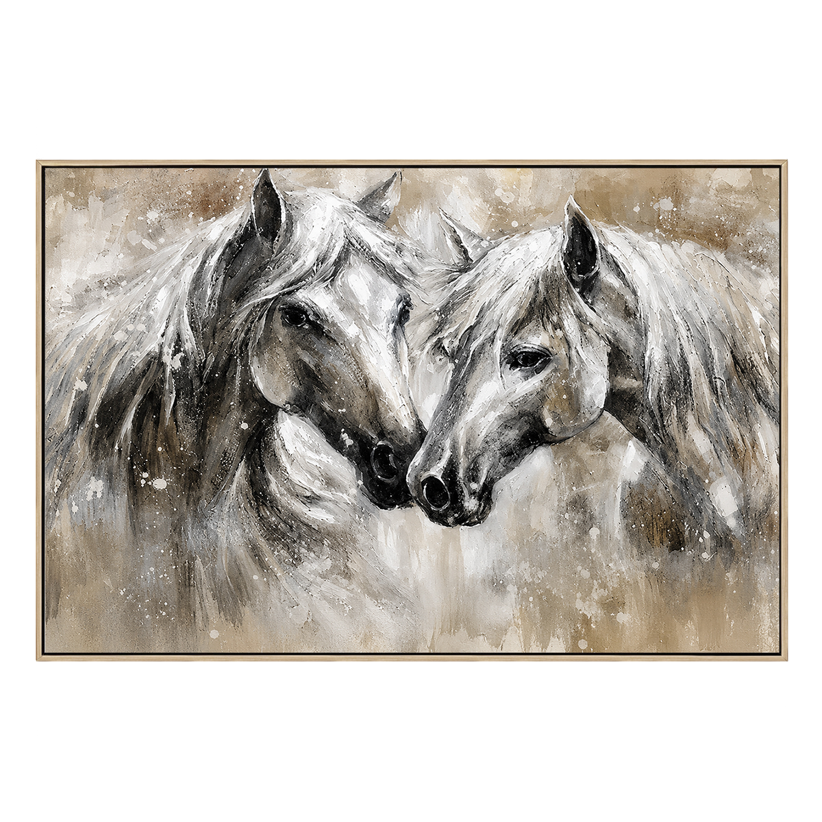Soul Bond Horse Abstract Painting