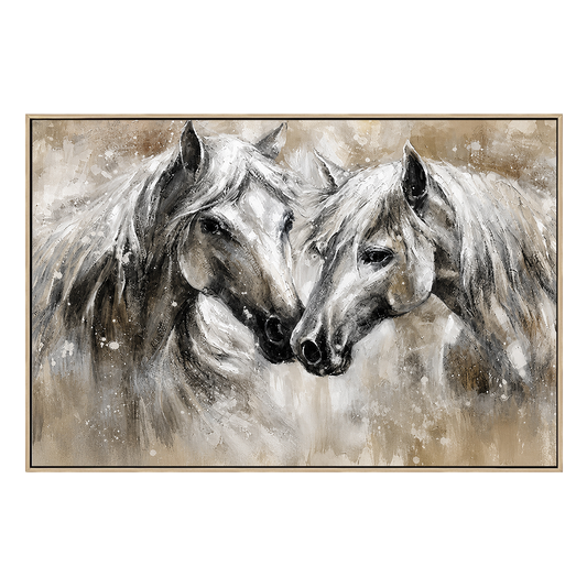 Soul Bond Horse Abstract Painting