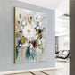 Ivory Bloom Poetic Abstract Painting