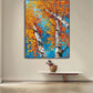 Golden Sky Birch Autumn Painting