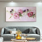 Blush Bloom Garden – Textured Floral Painting