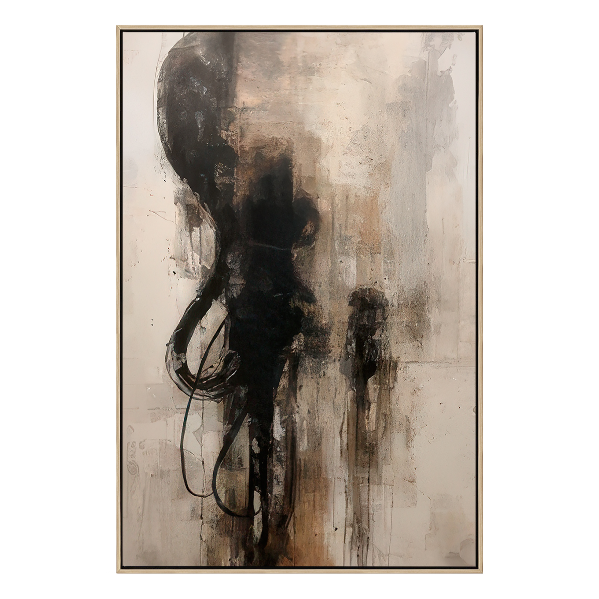 Echo of Shadows Abstract Painting