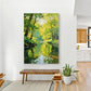 Verdant Light Forest Reflection Painting
