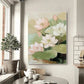 Gentle Lotus Harmony Abstract Painting