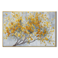 Golden Flourish Floral Painting