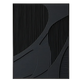 Noir Flow Black Textured Painting