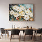 Ivory Bloom White Floral Painting
