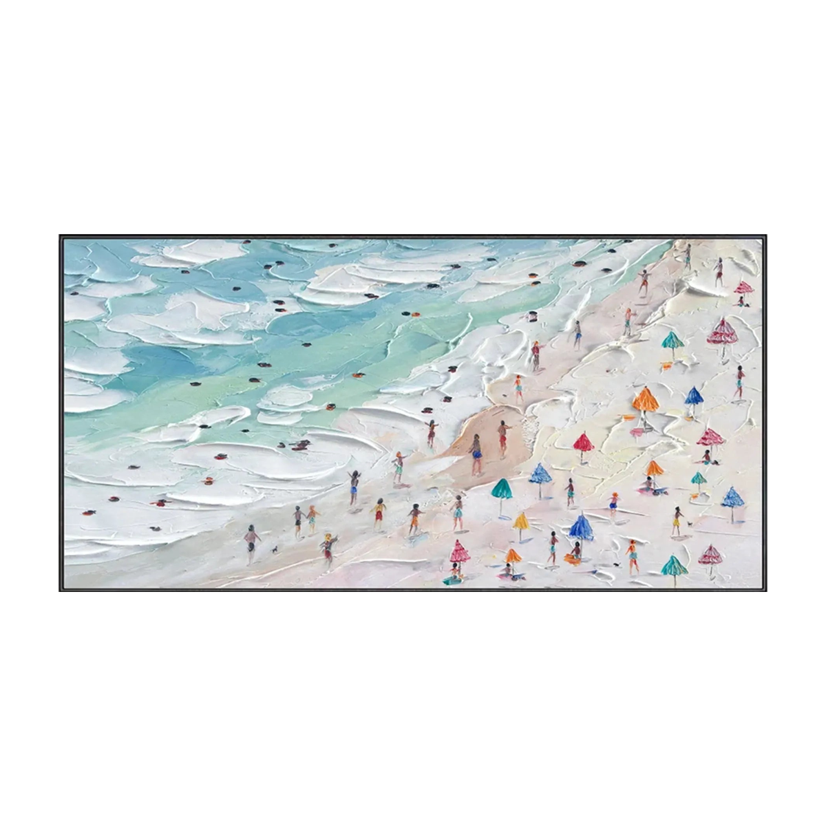 Golden Sands-Beach Abstract Painting