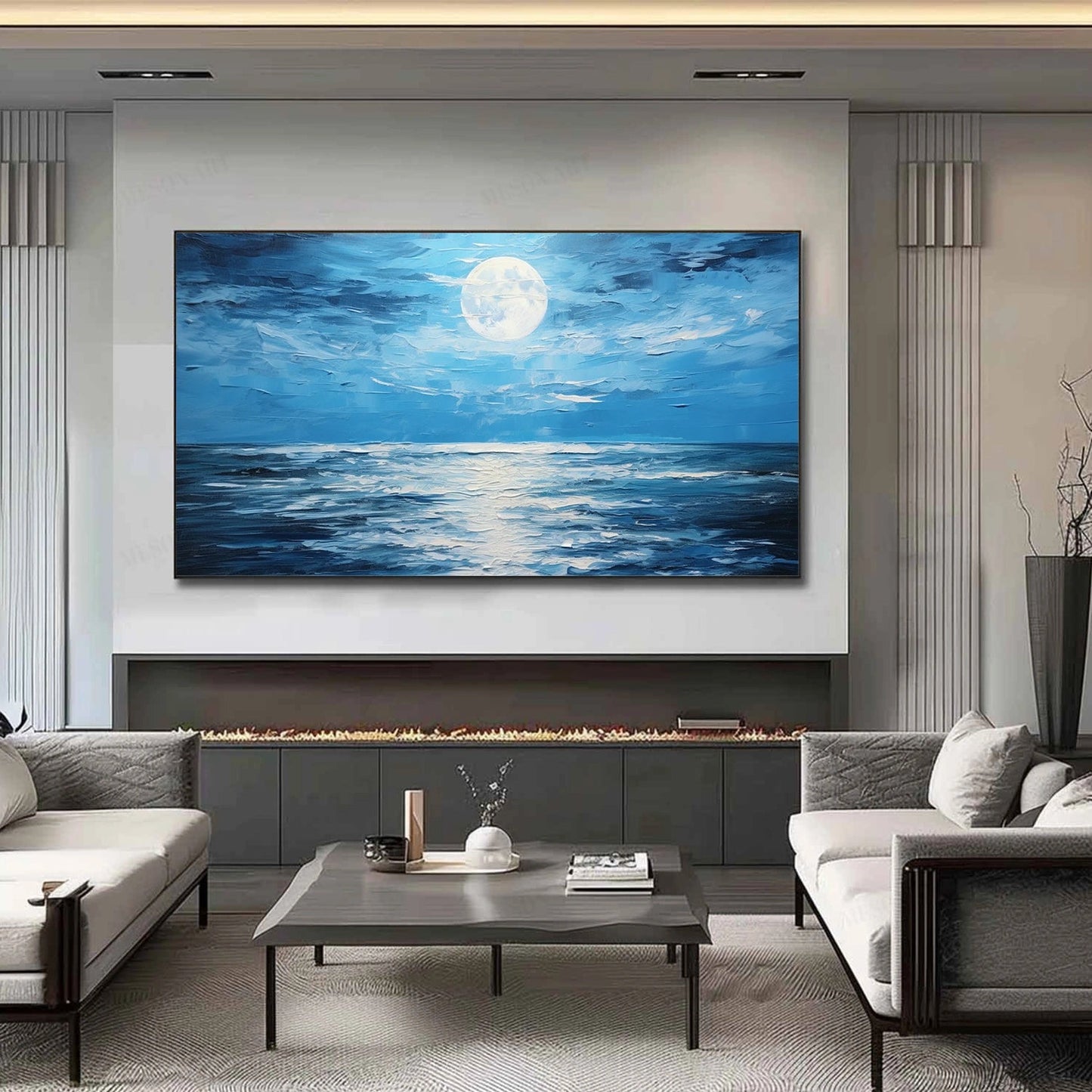 Ocean Abstract Painting