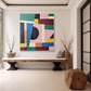 Modern Color Geometry Abstract Painting