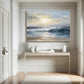 Calm Horizon Blue Seascape Painting