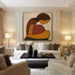 Cocoon Glow Ochre Figurative Painting