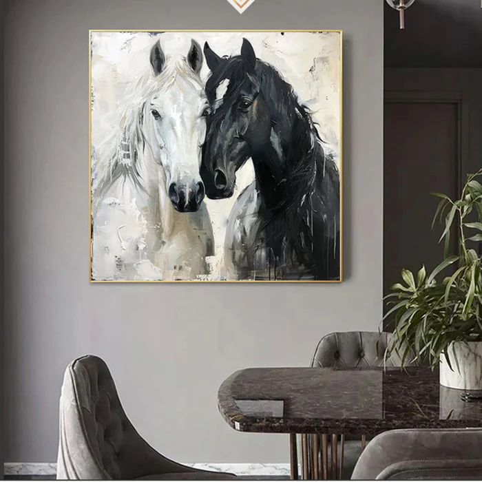 Harmony of Strength Horse Painting