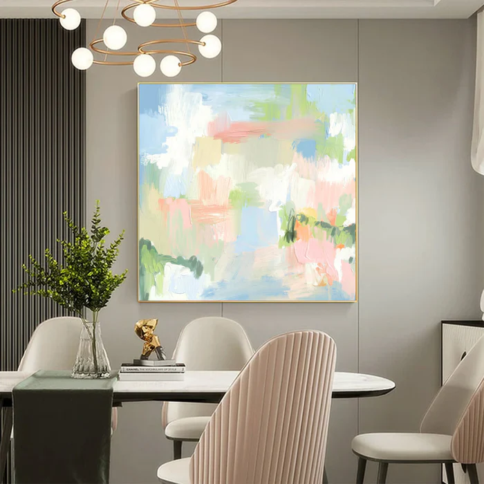 Spring Whispers Abstract Painting