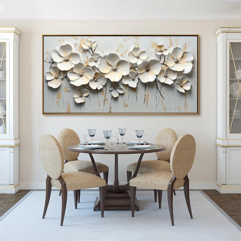 Floral Relief Painting