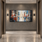 Abstract Cityscape Painting