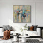 Ethereal Pastel Mosaic Abstract Painting