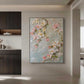 Blush Bloom Magnolia Impasto Floral Oil Painting