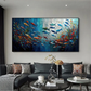 Colorful Fish Abstract Painting