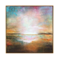 Pastel Horizon Abstract Seascape Painting