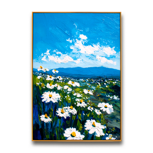 Blue Sky Landscape Painting #ART33
