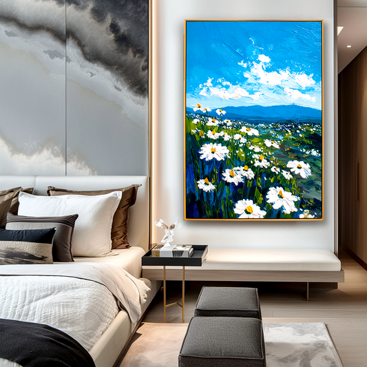 Blue Sky Landscape Painting #ART33