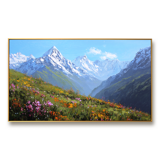 Mountain Landscape Oil Painting #ART34