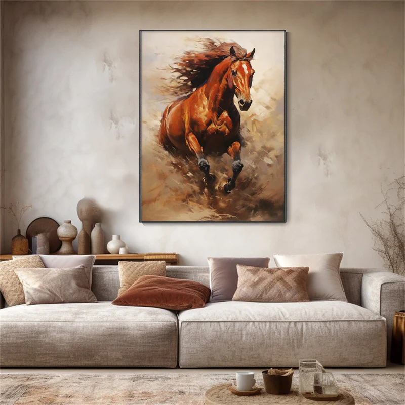 Blazing Spirit Stallion Painting