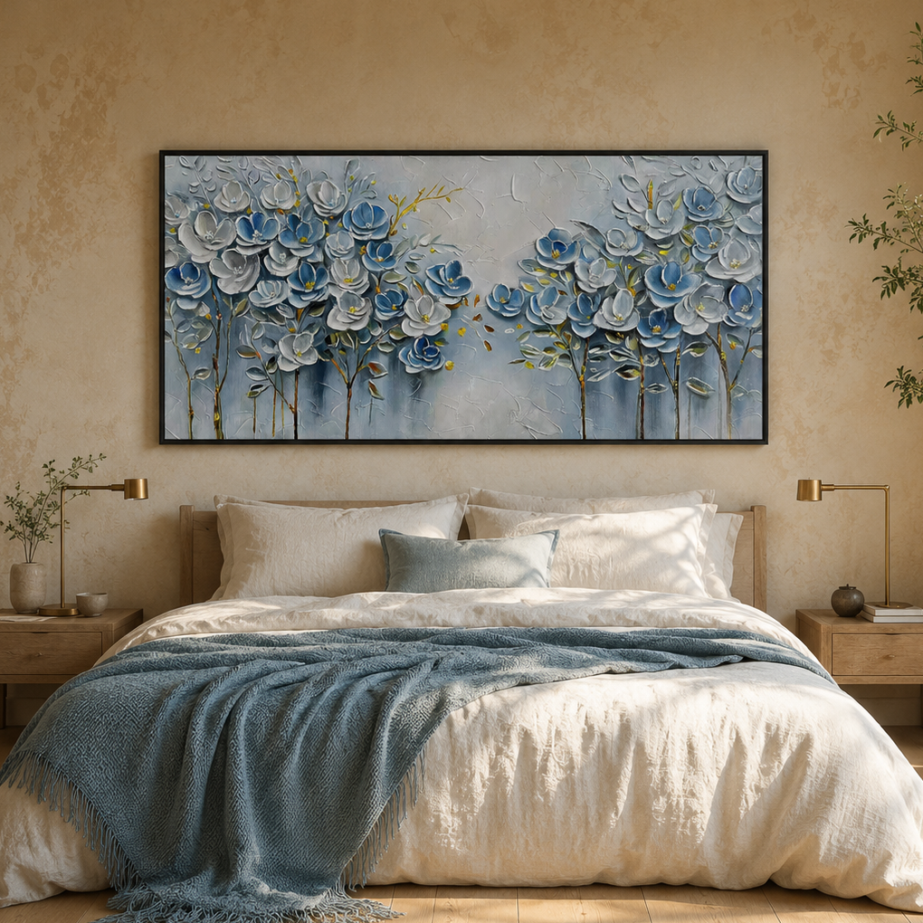 Textured Floral Painting