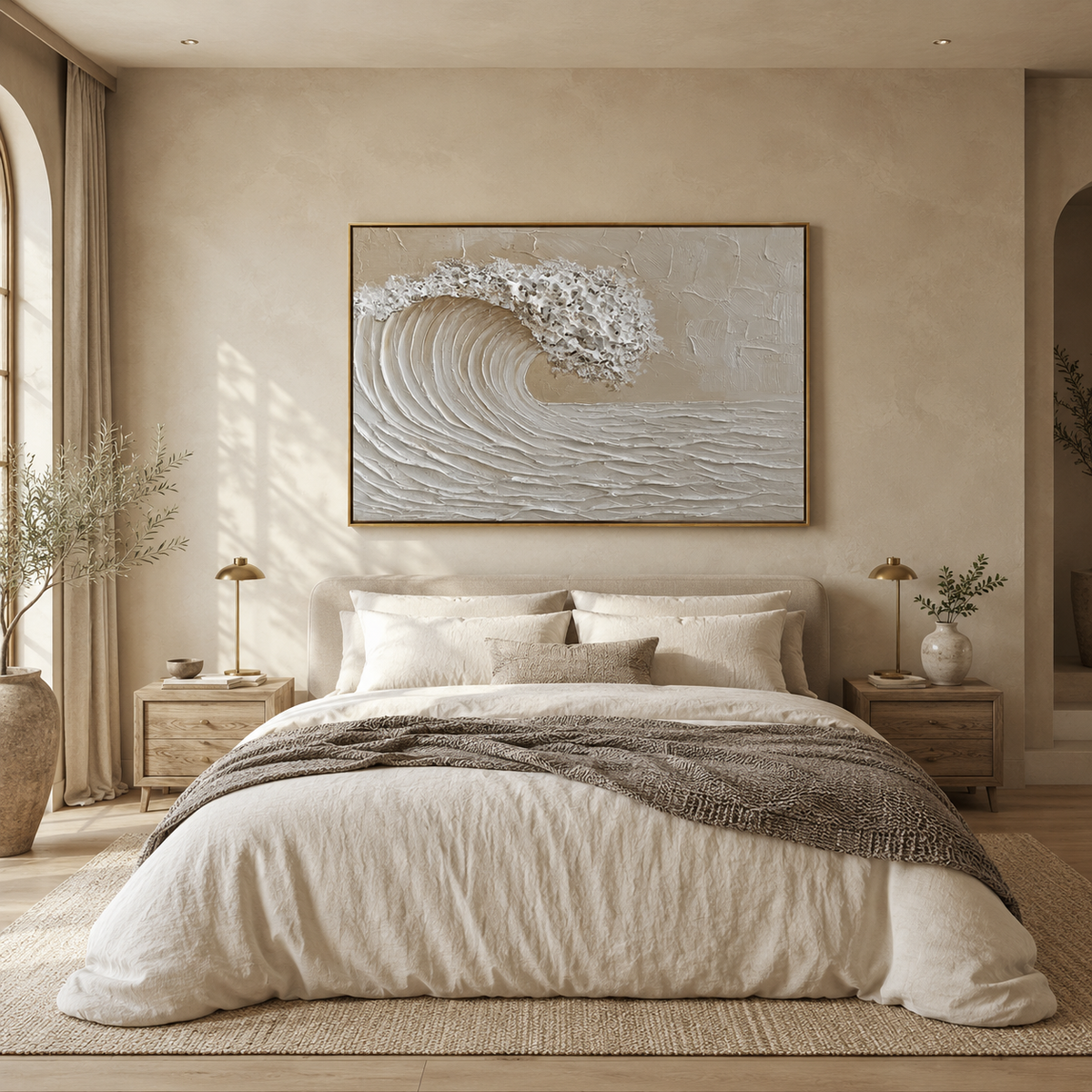 3D Textured Wave Painting