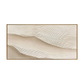 Beige Sand Wave Textured Abstract Painting